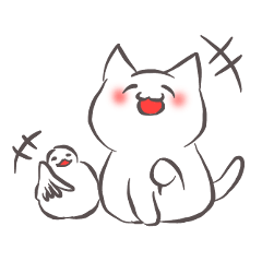 [LINEスタンプ] 白いものズ。