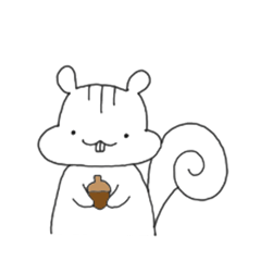 [LINEスタンプ] ふつうのりす