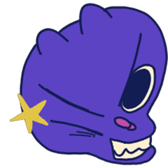 [LINEスタンプ] 紫猫