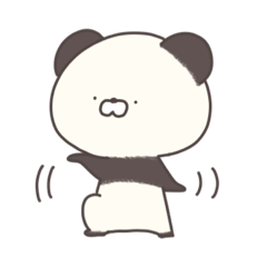 [LINEスタンプ] 短足ぱんだ