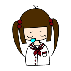 [LINEスタンプ] セーラーツインテ