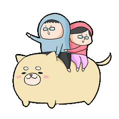 [LINEスタンプ] ふくかぶりん