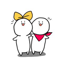 [LINEスタンプ] 不思議な生物きちこ＆なべべ