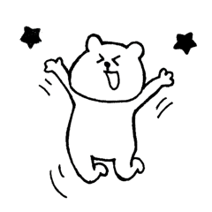 [LINEスタンプ] くまのお出かけスタンプ