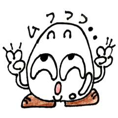 [LINEスタンプ] 生きてる卵