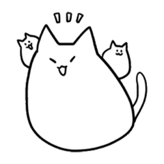 [LINEスタンプ] 日本語を取得した猫2