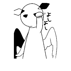[LINEスタンプ] アンコクちゃん第1弾