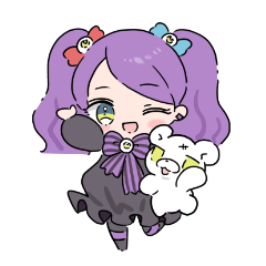 [LINEスタンプ] ヴィオレッタ＆ヘルベアー