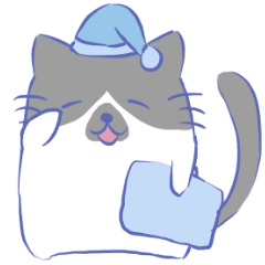 [LINEスタンプ] 白黒猫のタモちゃん2【毎日使うスタンプ】