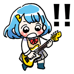 [LINEスタンプ] Bass Girl！ ティアちゃん by Bass info！の画像（メイン）