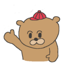 [LINEスタンプ] ふたえくま