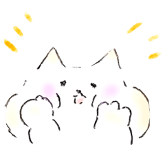 [LINEスタンプ] しらたまにゃんこちゃん