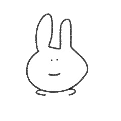 [LINEスタンプ] 毎日使える ゆるいうさぎ