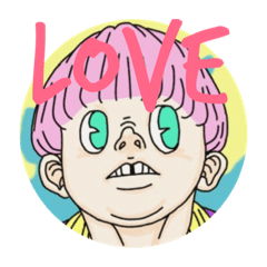 [LINEスタンプ] CRAZY STAMP by3heart
