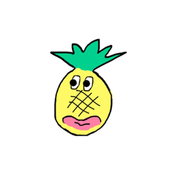 [LINEスタンプ] 可愛いパイナップルキャラクタースタンプ