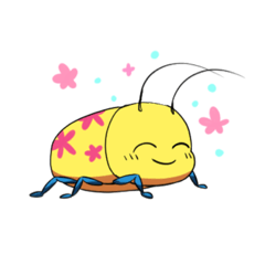 [LINEスタンプ] 肉肉虫