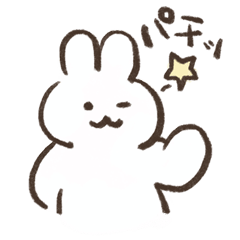 [LINEスタンプ] うさくずちゃん