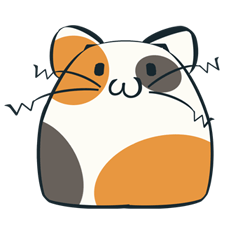 [LINEスタンプ] もっちり猫