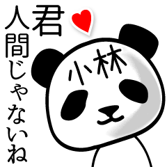 [LINEスタンプ] 小林■面白パンダ名前スタンプ