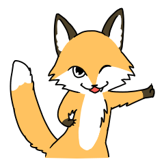 [LINEスタンプ] 毎日使えるチャラい狐の画像（メイン）