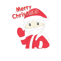 [LINEスタンプ] 身近なサンタさん