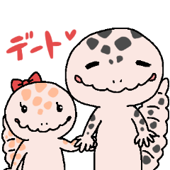 [LINEスタンプ] レオパードゲッコー