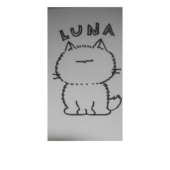 [LINEスタンプ] ルナちゃん0819