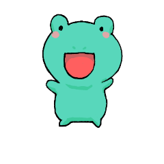 [LINEスタンプ] かえるのケロさん