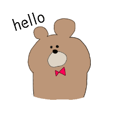 [LINEスタンプ] のんびりなくまさん