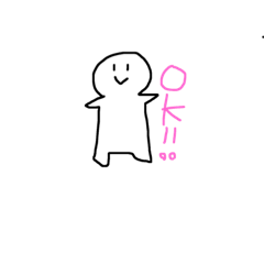 [LINEスタンプ] ゆるーく行こう  透明くんver