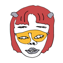 [LINEスタンプ] アゲ な 顔面