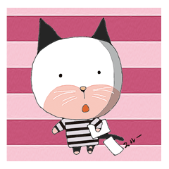 [LINEスタンプ] ダメージキャット