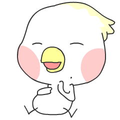 [LINEスタンプ] かわいいオウム Really？