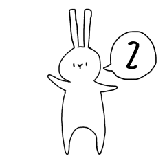 [LINEスタンプ] のなうさぎスタンプ 2