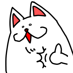 [LINEスタンプ] 雑種犬シロの生活