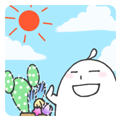 [LINEスタンプ] 多肉の日々（夏)