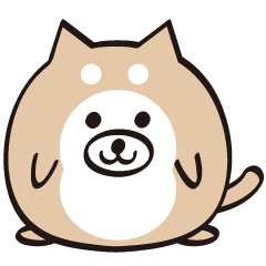 [LINEスタンプ] まるいぬくん