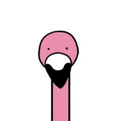 [LINEスタンプ] 長い首の動物