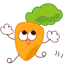 [LINEスタンプ] にんじんスタンプ
