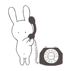 [LINEスタンプ] のんびりうさぽん