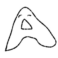 [LINEスタンプ] にっこりアルファベット