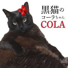 [LINEスタンプ] 黒猫のコーラちゃん