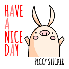 [LINEスタンプ] PIGGY STICKER 1