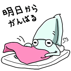 [LINEスタンプ] ゆるいかさんの生活3