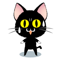 [LINEスタンプ] ちっちゃなくろねこスタンプ3