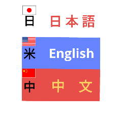 [LINEスタンプ] 三カ国語の画像（メイン）