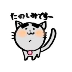 [LINEスタンプ] 太まゆネコ