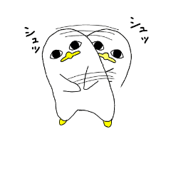 [LINEスタンプ] 白いトリ。