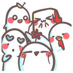 [LINEスタンプ] 未知の生き物(￣▽￣ʃ♡ƪ) 二度目