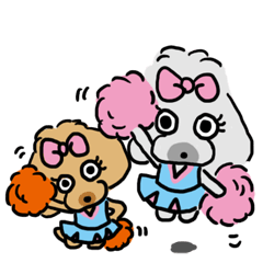 [LINEスタンプ] ふわもこmomo＆moco2